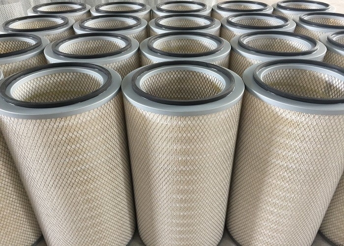 Matériel de papier de mélanges de polyester de cellulose de HT 6316 de cartouches filtrantes d'extracteur de poussière