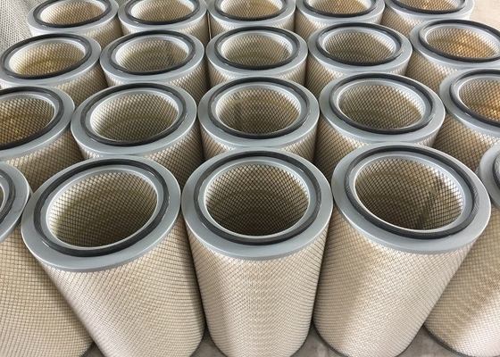 Le papier de mélanges de polyester de cellulose de HT 6316 de filtre de cartouche de collecteur de poussière jeûnent retrait