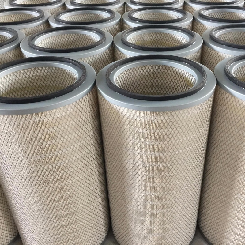 Cartouches de filtre à air/filtre industriels blancs de cartouche collecteur de poussière